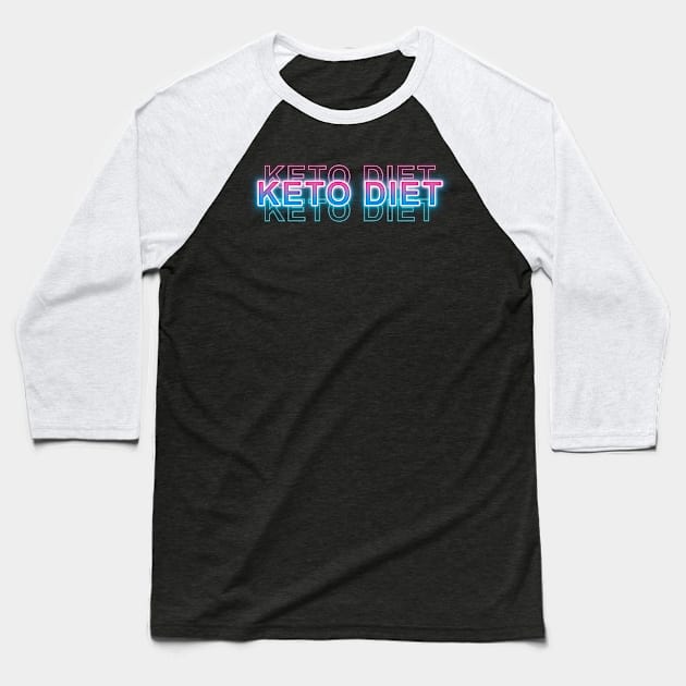 Keto Diet Baseball T-Shirt by Sanzida Design